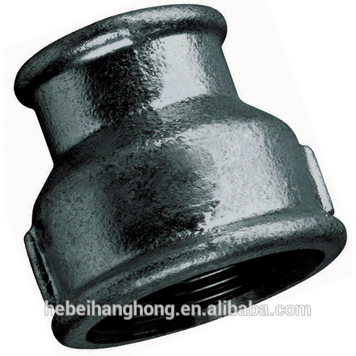 Black Malleable Iron Pipe Fittings – 1" X 3/4" BSP Reducing Socket