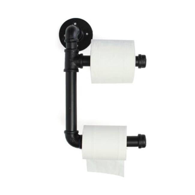 Industrial Pipe Toilet Paper Holder floor flange and pipe fittings DIY work