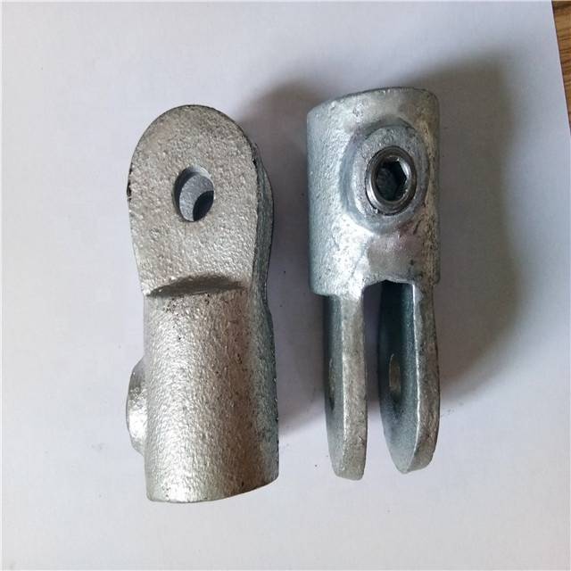42.4mm 1 1/4 inch High quality galvanized malleable square tube clamp
