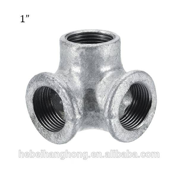 3/4" Inch Bsp Malleable Black Iron Flanged Plug