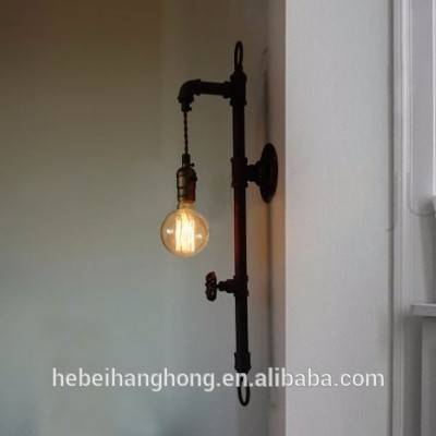 1/2'' 3/4'' 1'' industrial iron wood pipe lamp used for malleable iron pipe fittings