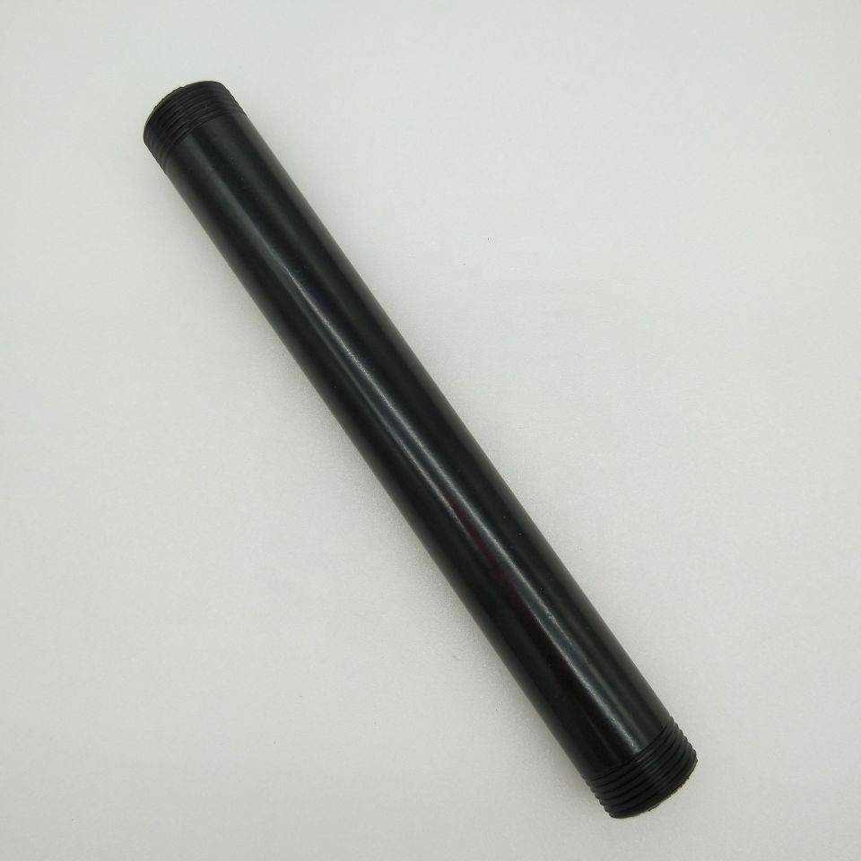 Black 50cm malleable cast steel 3/4" pipes, best quality