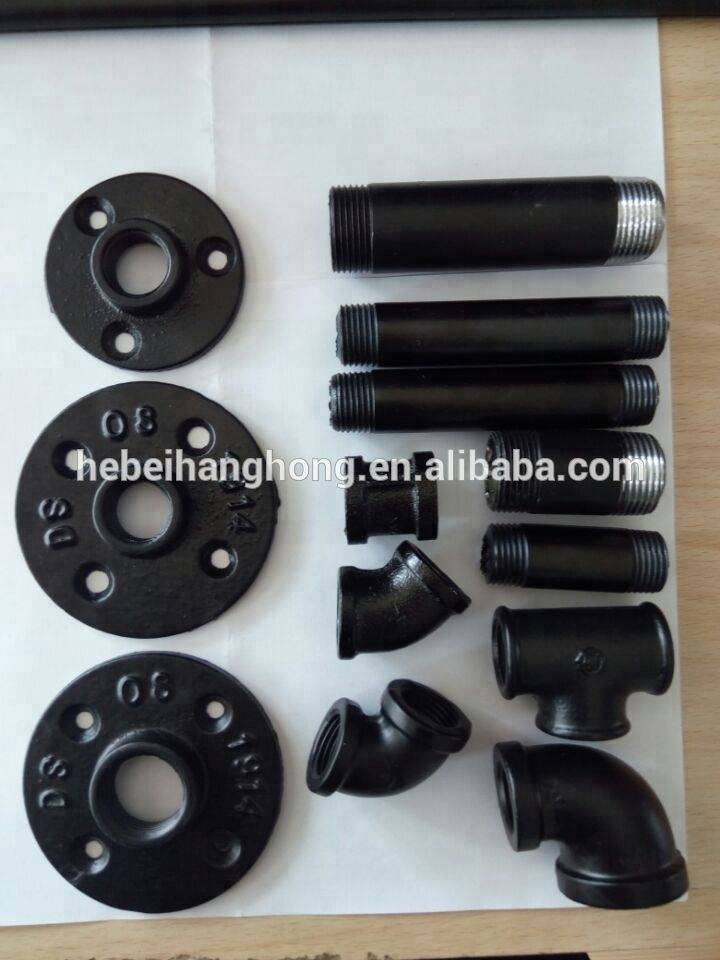 3/4 floor flange malleable iron black home furniture malleable iron pipe fittings