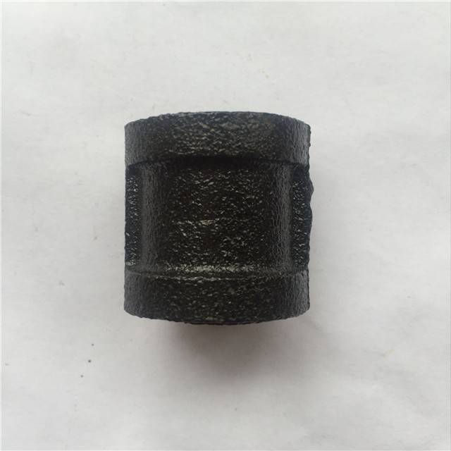 3/4inch Malleable Iron Pipe Fitting Black Coupling for furniture