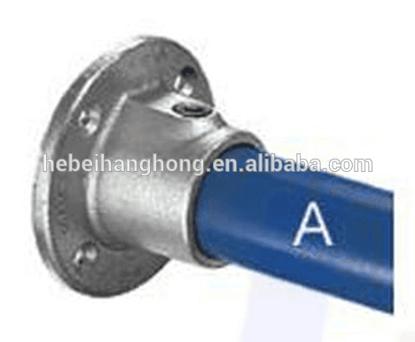 Hot galvanized cast iron flange fittings key clamp