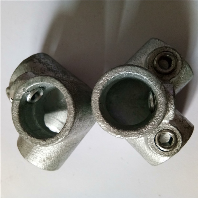 galvanized clamps pipe fittings key guardrail fittings side outlet elbow