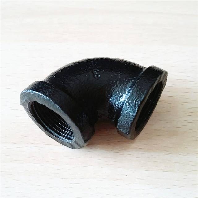 3/4inch malleable iron pipe elbow fittings for furniture legs