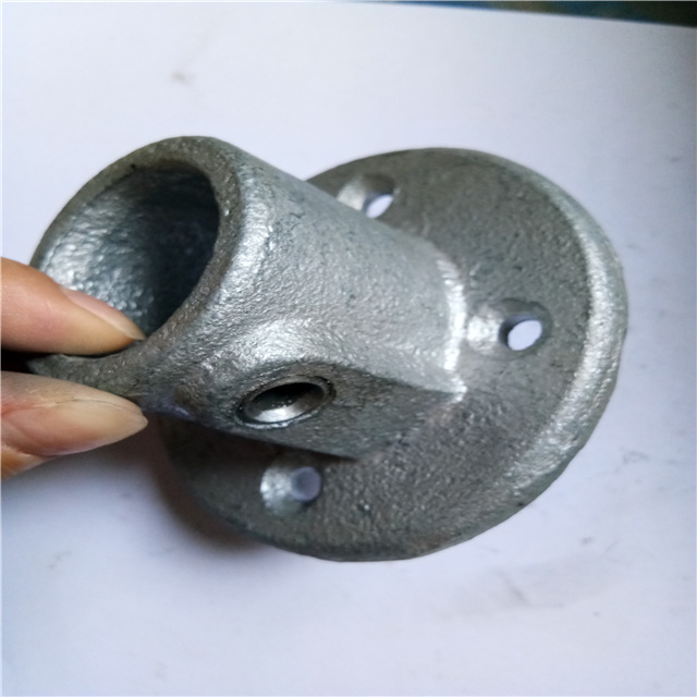 Galvanized 24yy 3/4"flange key clamp used for 26.9mm pipe