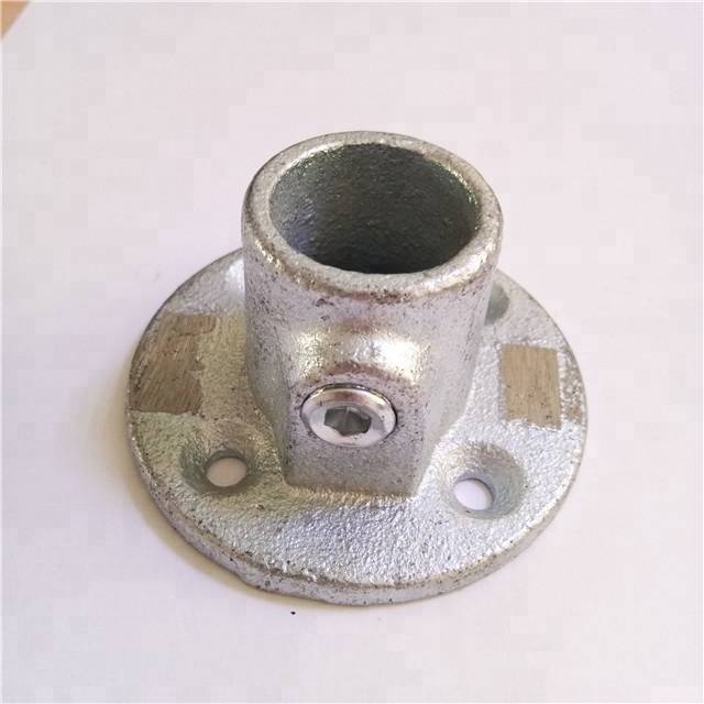 3/4inch industrial galvanized malleable iron key clamp used for building handrail Featured Image