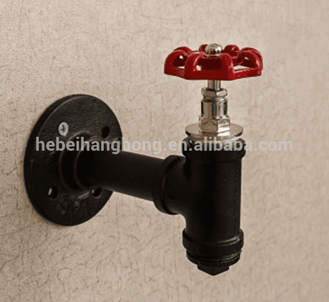 floor flange and hand wheel for industrial style hooks clothes bag hanger wall hook