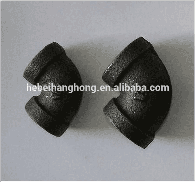 Hot Sale Black Malleable Iron Pipe Fitting 90 Degree