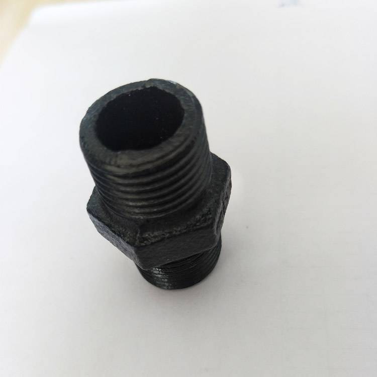 hardware malleable iron pipe fittings hexagon nipple for furniture