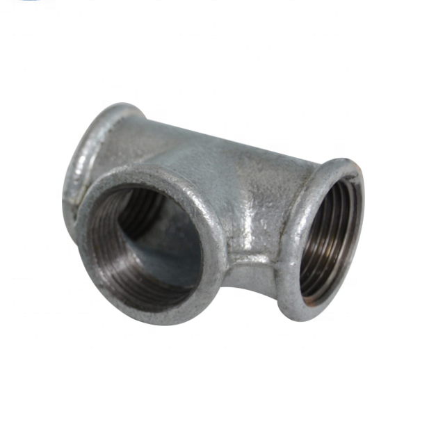 2017 New Style Floor Flange For Wall Mount - 1 inch galvanized malleable iron pipe fittings tee – Hanghong