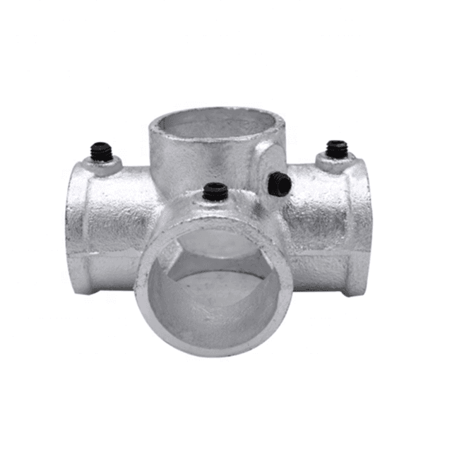 Gi cast iron malleable 26.9mm, 33.7mm connector clamps