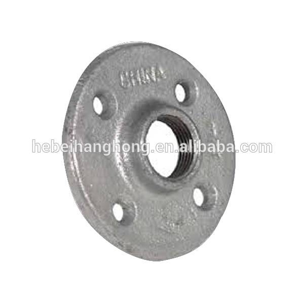 3/4 inch galvanized threaded floor flange for pipe curtain rod