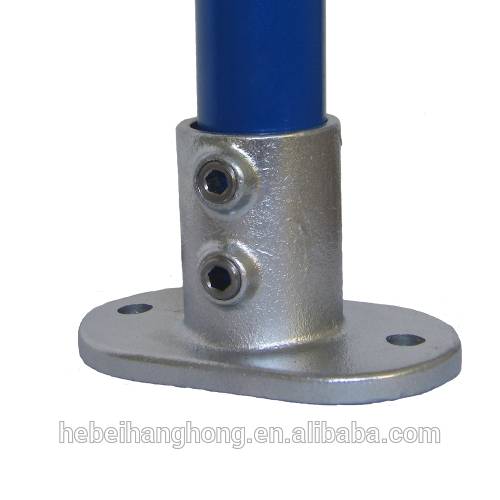 Factory Free sample Side Outlet Cross Pipe Fitting - Railing Base Flange Cast Iron Structural Pipe Fitting Nominal Pipe Size 1-1/2 inch – Hanghong