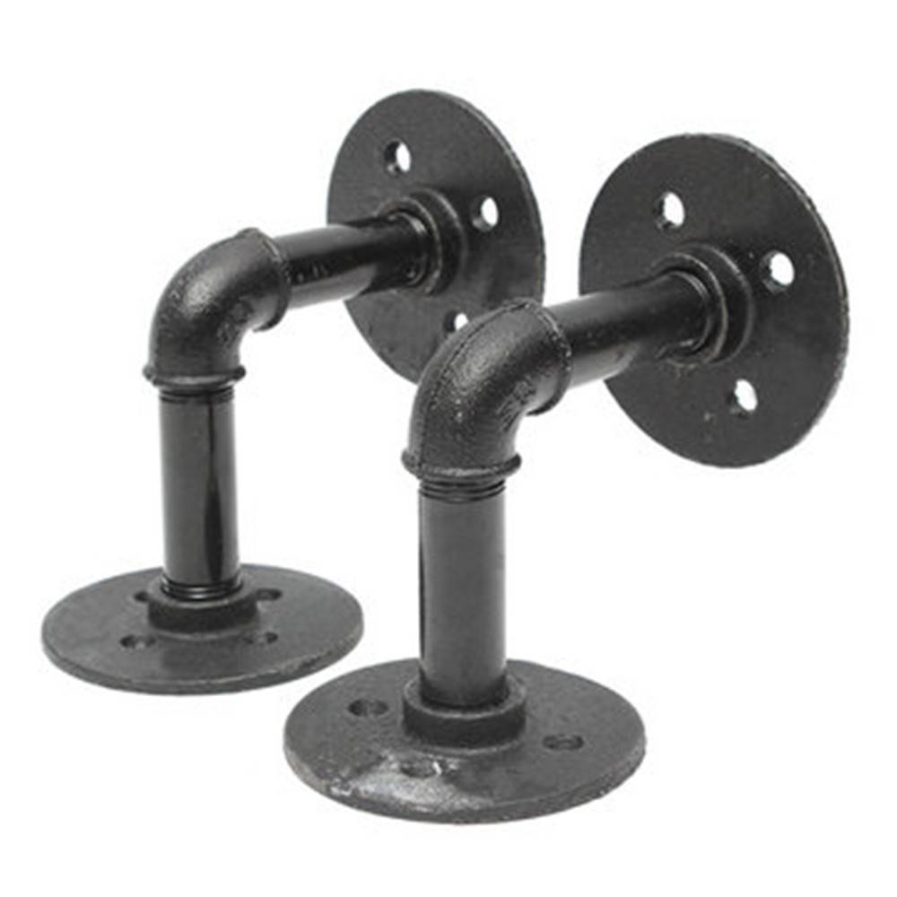 Industrial Steampunk 3/4" Pipe Bathroom Malleable Storage Old Victorian Style Water Pipes Urban Two Depths
