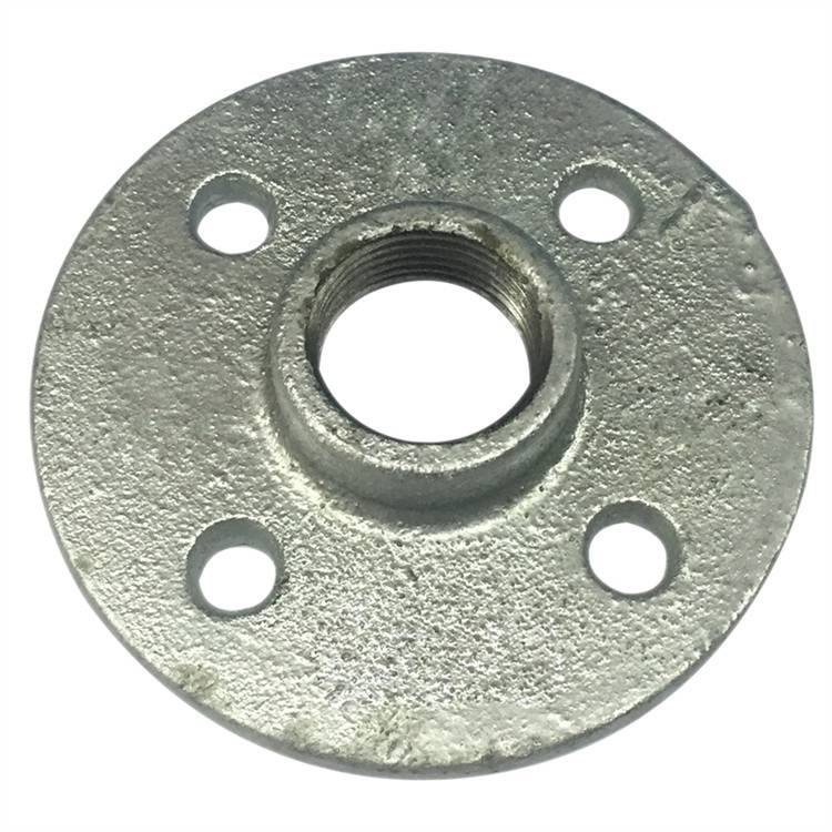 galvanized malleable iron pipe fitting floor flange