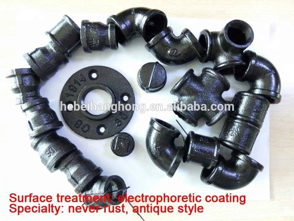 1/2'' 3/4'' 1'' 11/2'' 2'' attractive durable malleable iron pipe fittings