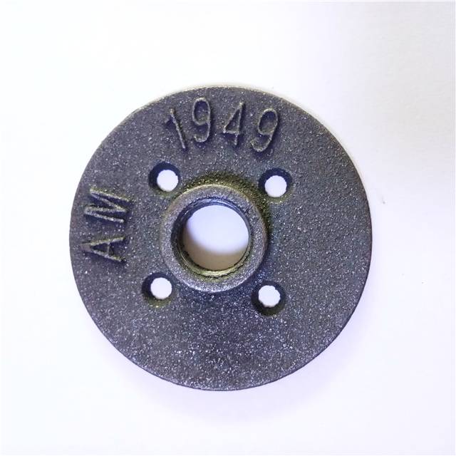 DN20 Malleable Iron Pipe Fitting Wall Mounted Floor Flange Featured Image