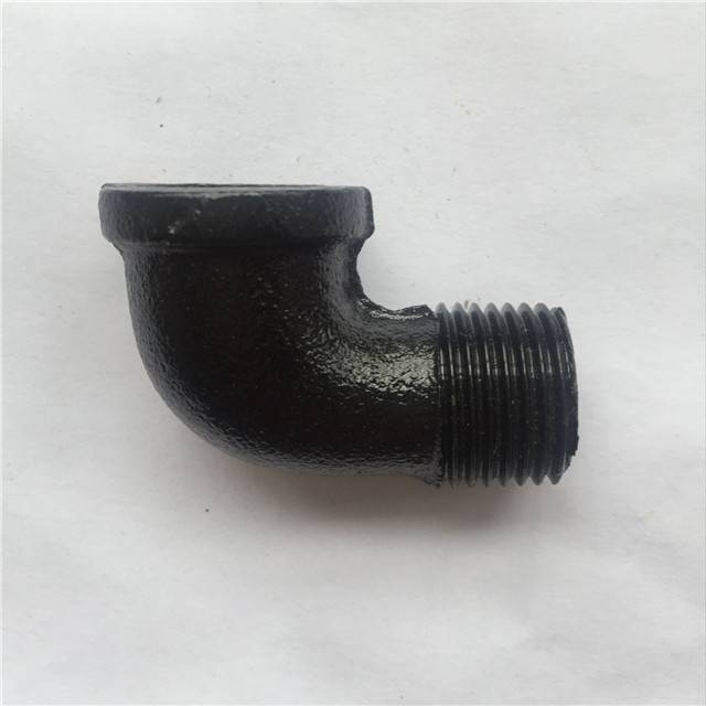 1/2" male-female malleable iron reducer pipe elbow fittings
