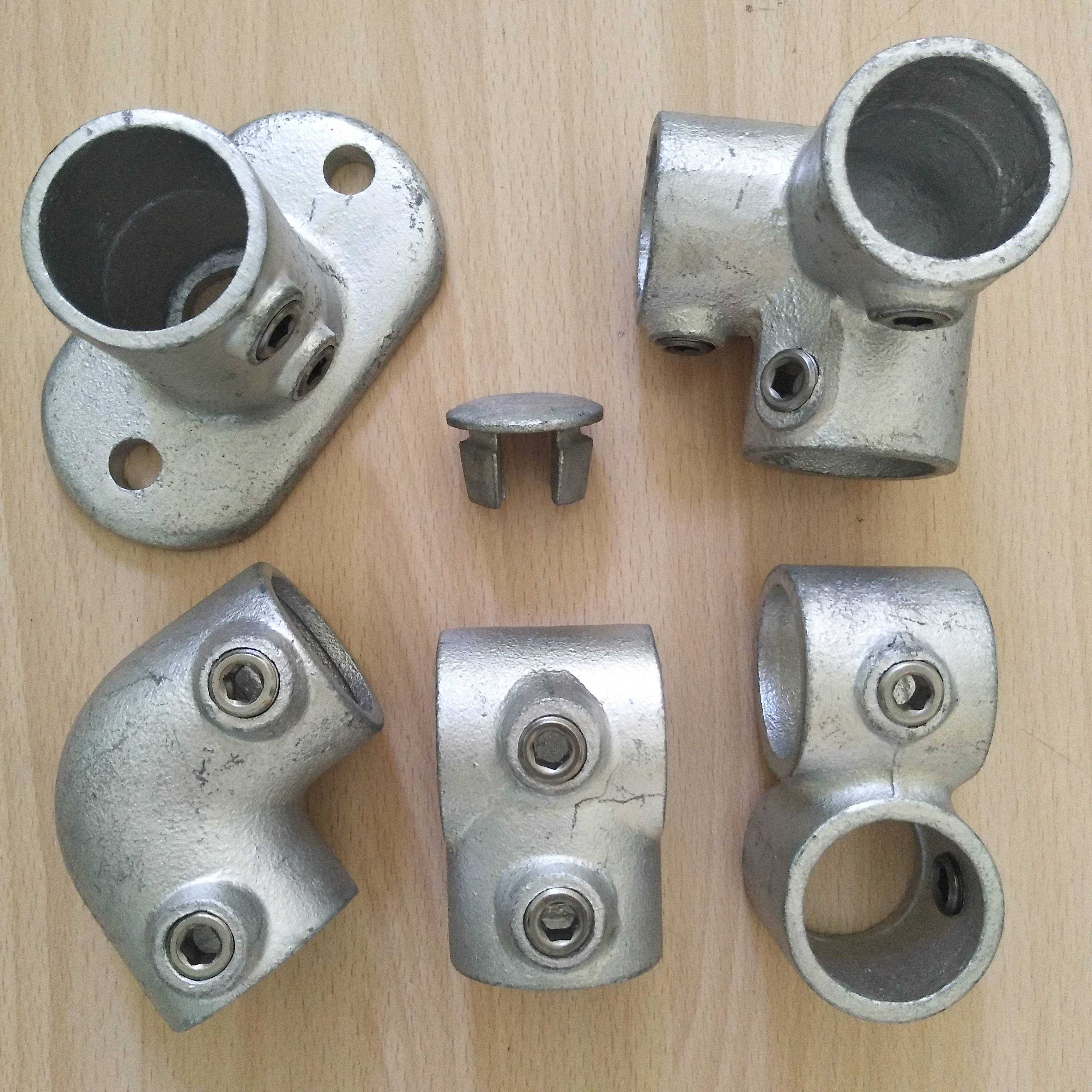 Cast iron pipe clamp joints fittings