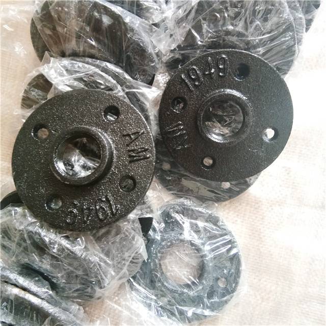 Malleable Cast Iron floor flange Fittings Pipe flange fitting