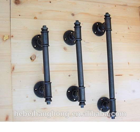 OEM/ODM China Wrought Iron Table Bases Wholesale - pipe Handle door pulls stick of Marshal is vertical or horizontal industrial style in plumbing pipes – Hanghong