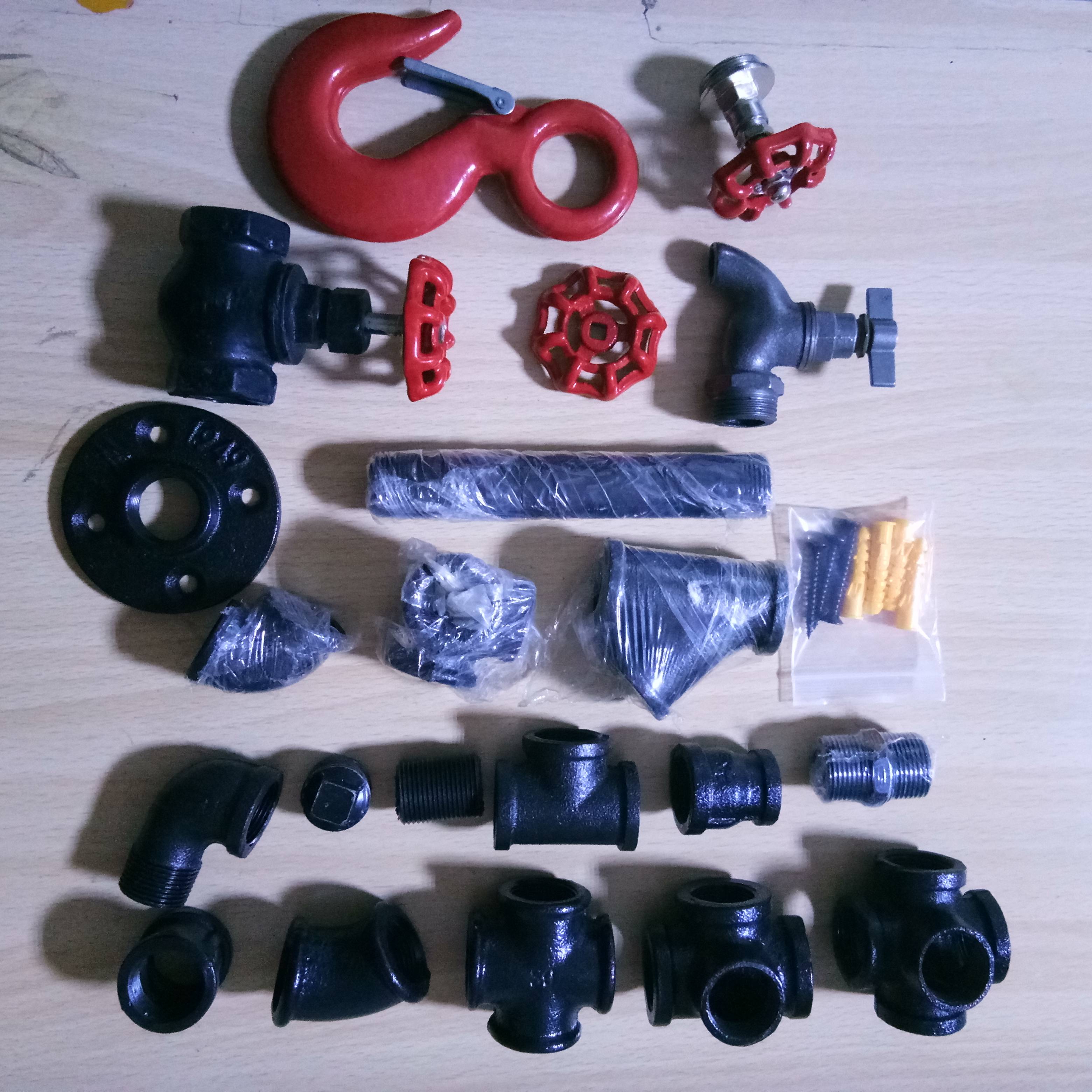 Trade Assurance Supplier cast iron industrial black equal tee pipe fittings