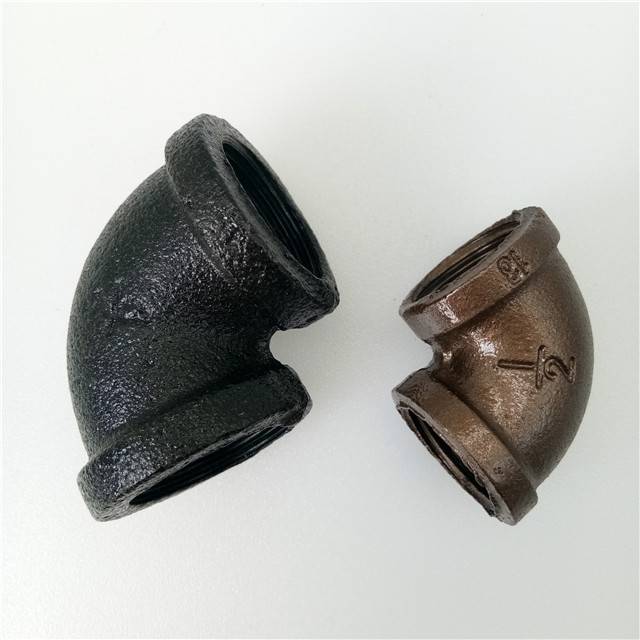 Renewable Design for Cast Pipe Fitting Nipple - black metal gas pipe fittings reducer 90 degree elbow – Hanghong