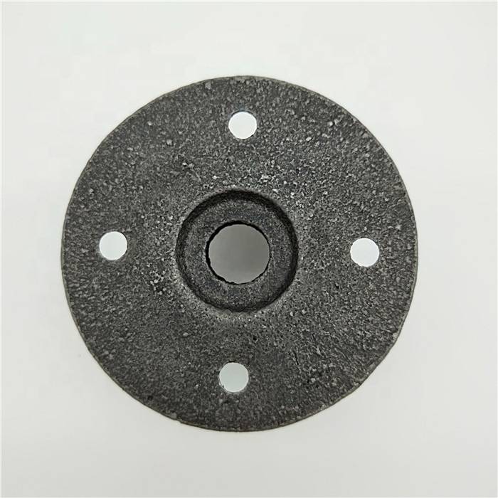 black iron 3/4 floor flange pipe fitting used in furniture flange