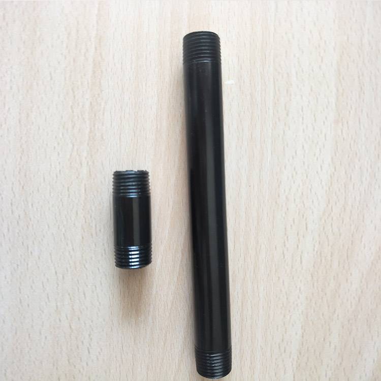 1/2" cast iron Black Pipe with BS thread both ends thread