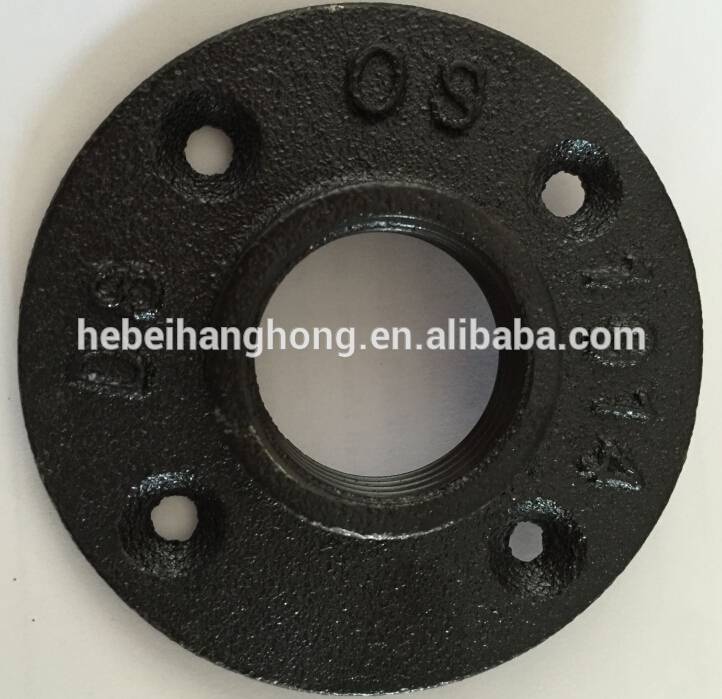 1/2'' 3/4'' wrought iron pipe fitting furniture used floor flange