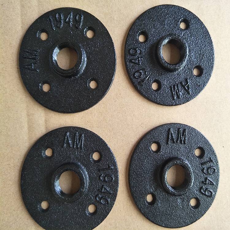 Malleable Cast Iron floor flange Fittings Pipe flange fitting