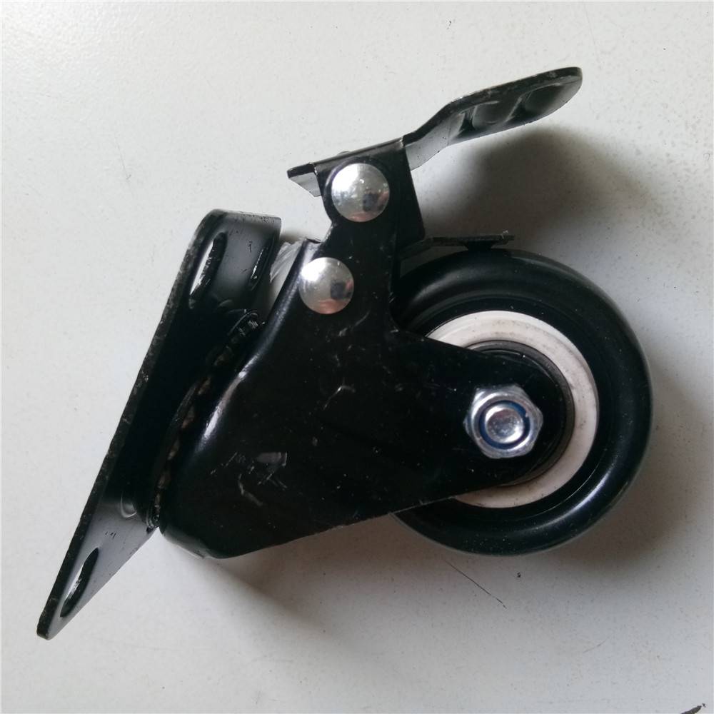 2inch black universal wheel used for furniture table legs