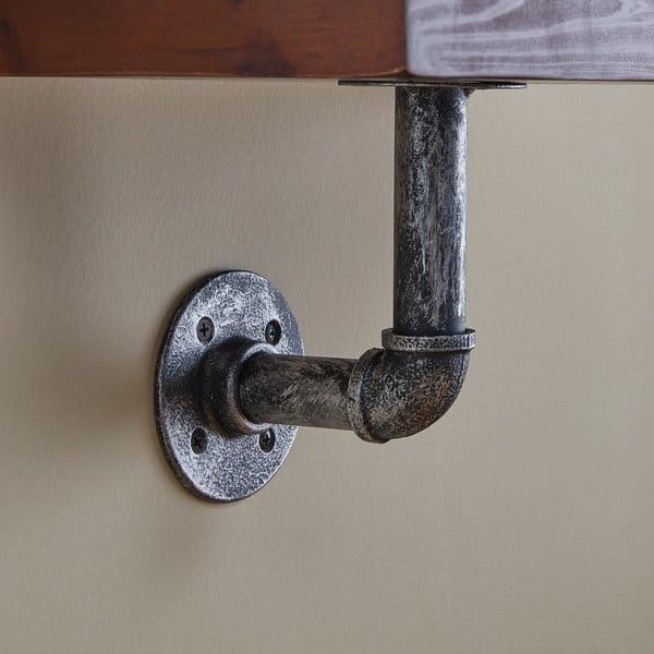 Industrial Iron 90 degree elbow Pipe Shelf Bracket pipe fittings Featured Image