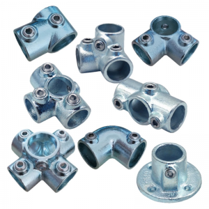 galvanized 101 short tee key clamp pipe fittings