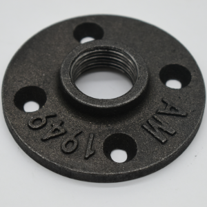 1/2″ 3/4″ 1″ 1-1/4″ 1-1/2″DN20 black iron flange / 3/4″ malleable cast iron pipe fittings/floor flange