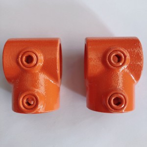 galvanized 101 short tee key clamp pipe fittings