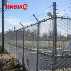 Powder Coat HDG Weld Mesh 358 Anti Climb Security Fence for Airport