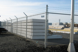 6ft x 50ft Galvanized Steel 9 Gauge heavy duty industrial chain link fencing