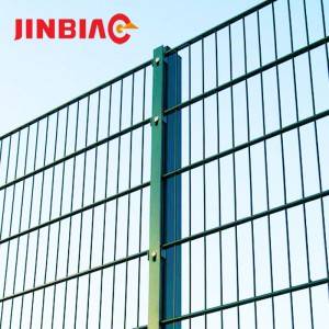 2D Double Wire Fence 656 868 Mesh Fence Panels Manufacture