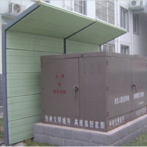 Air conditioning unit acoustic barrier