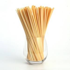 100pcs disposable natural  wheat drinking straws