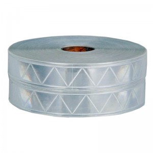PVC Reflective tape pikeun Reflective Kasalametan Busana
