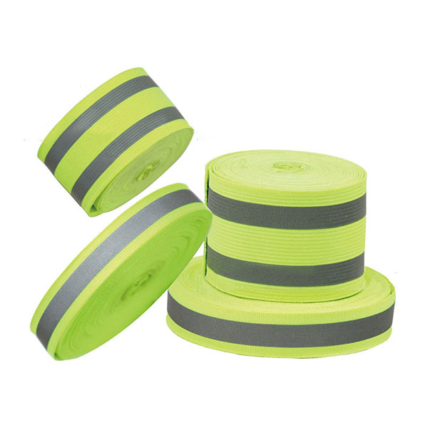 100% Polyester Transfer Grey Reflective Warning Tape Featured Image
