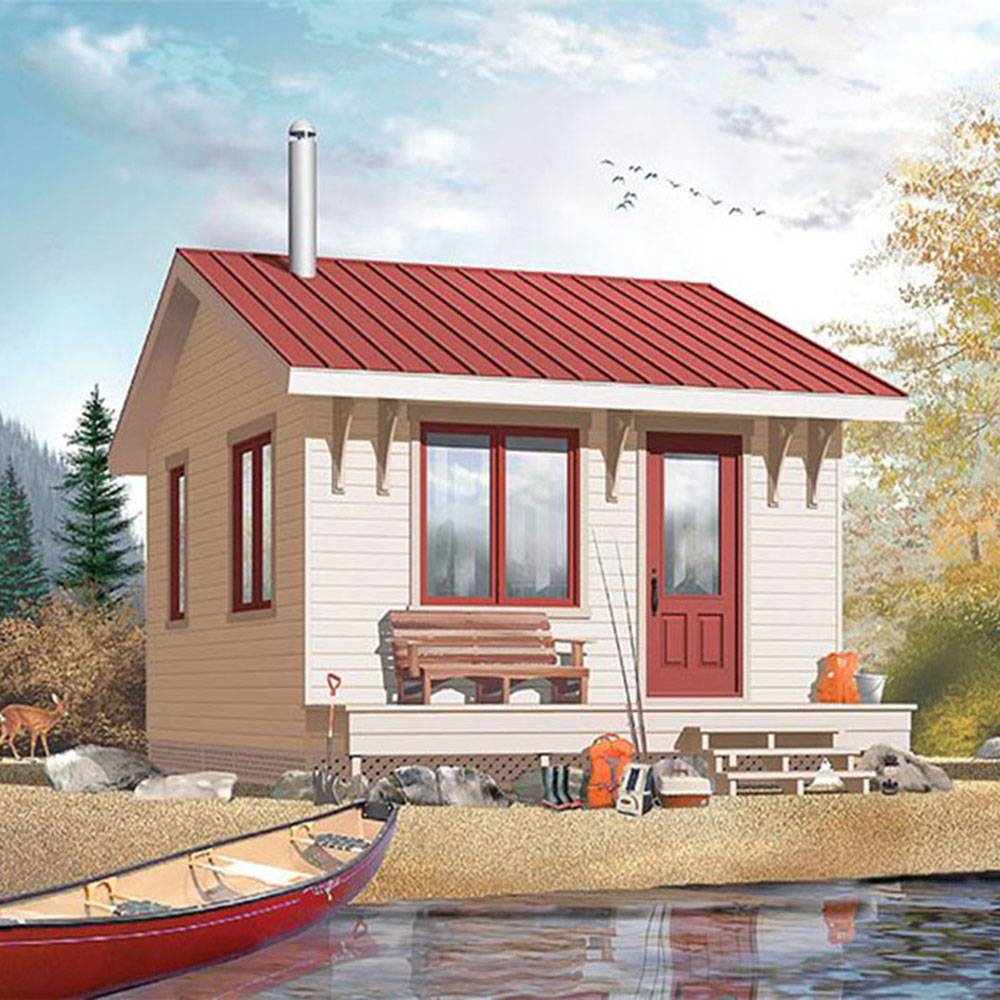 HJSD-1-1-1 Low cost prefab villa cabin house Featured Image