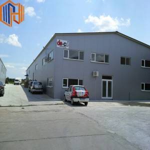 Prefabricated modular garag barn building warehouse/workshop/hangar/hall steel structure price