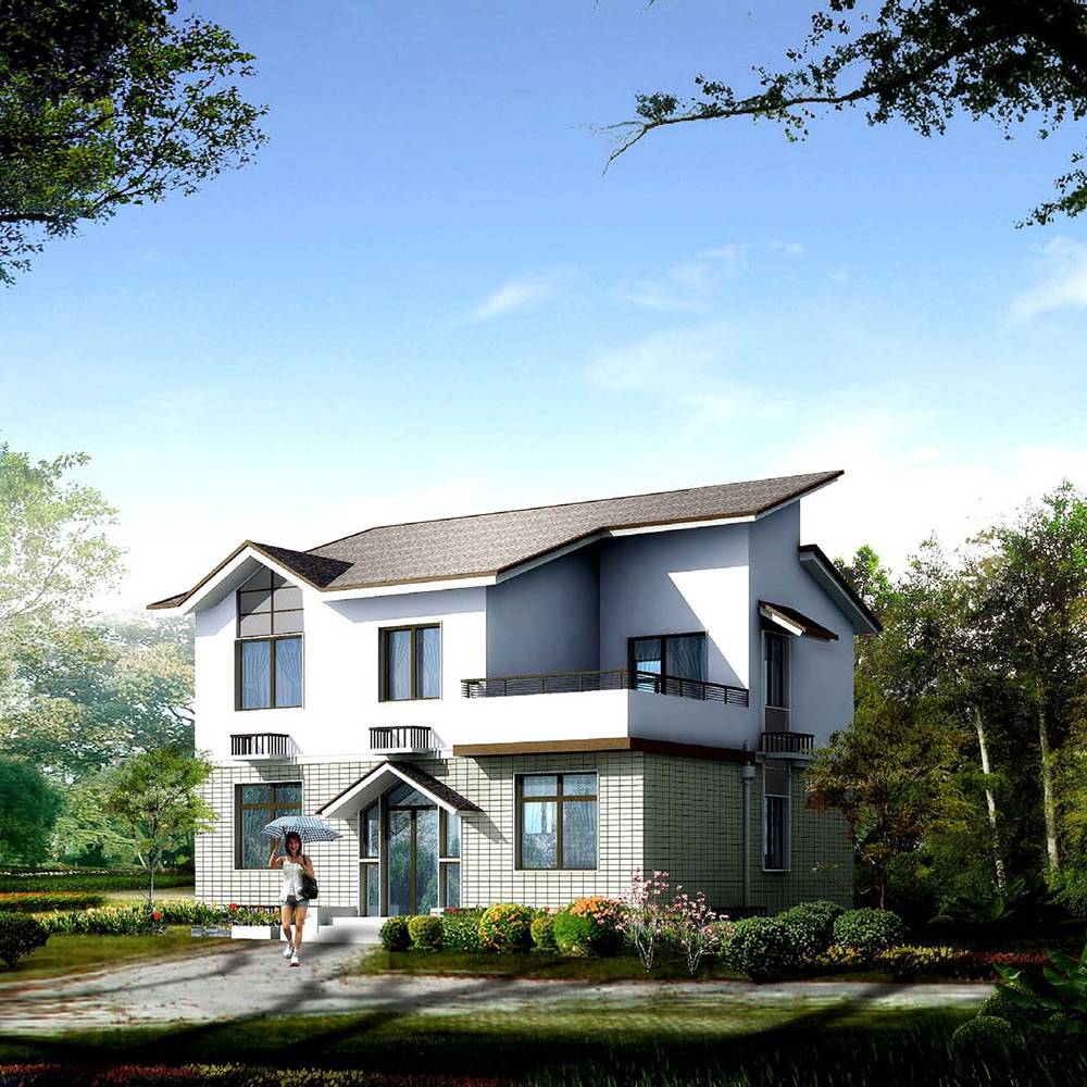 Modern luxury china made prefabricated homes with elevation designs Featured Image
