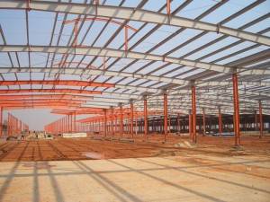 large-span Prefabricated Steel Structure warehouse workshop building